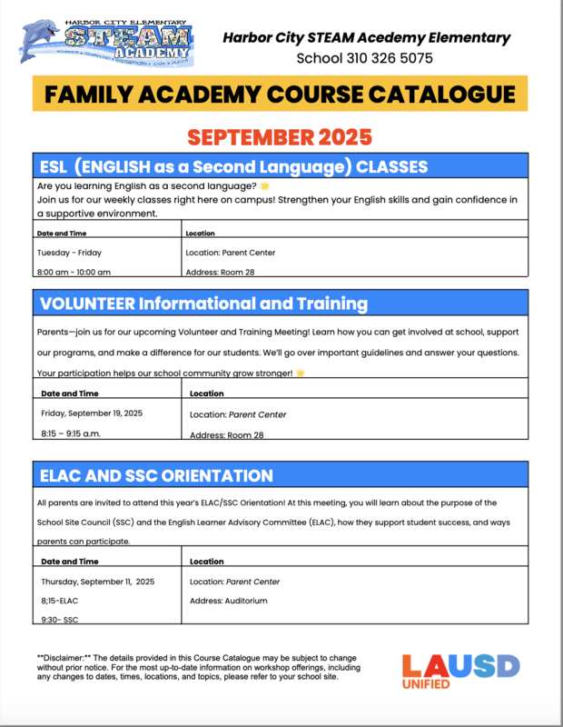 Parent Academy