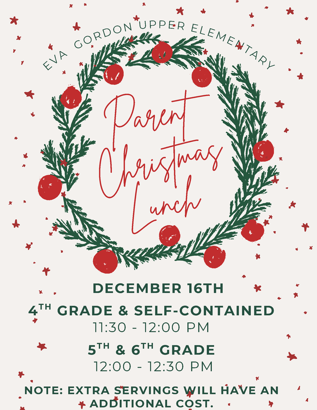 spsd egu parent Christmas lunch 2025