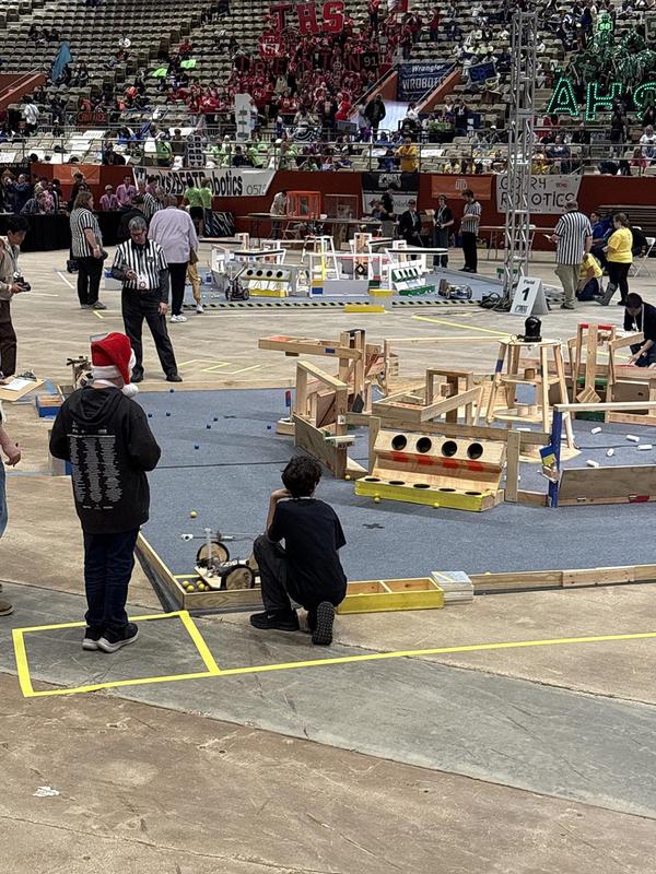 TSA Robotics team members compete at the BEST State Tournament