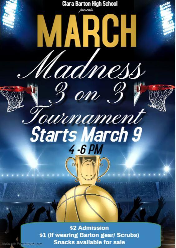 March Madness begins March 9th