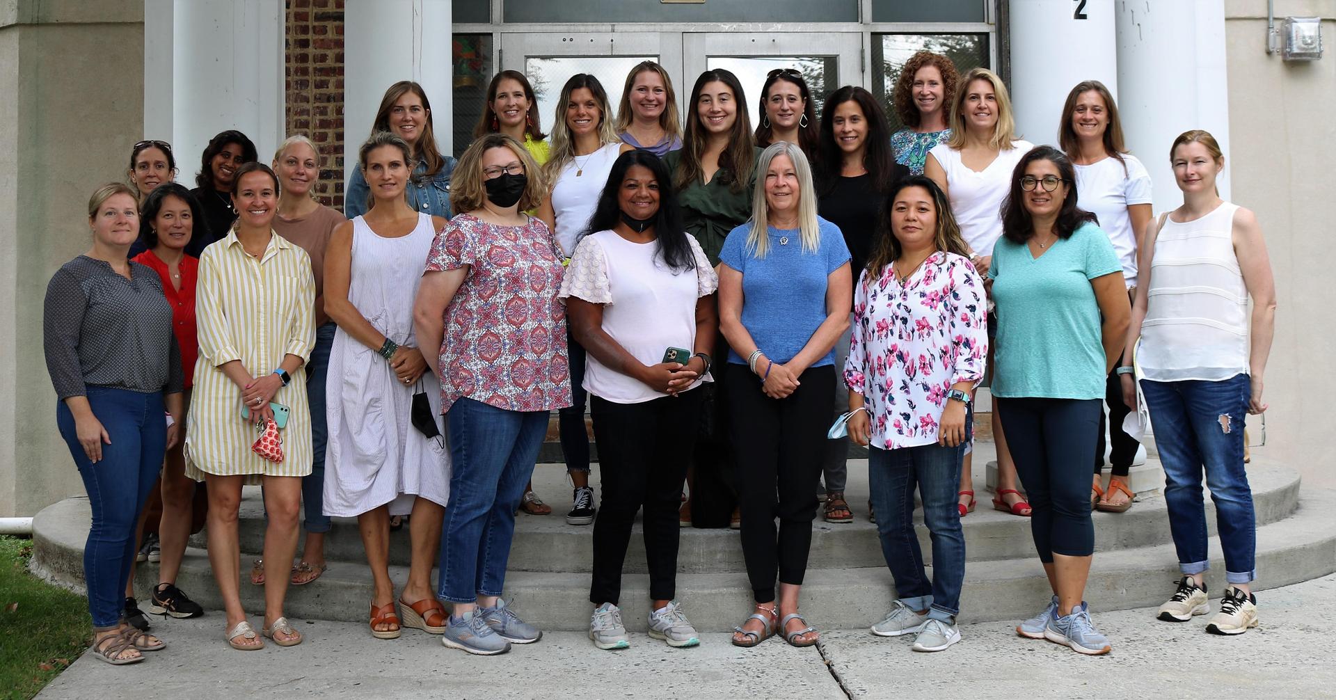 Photo of PTC Council posing outside the administration building