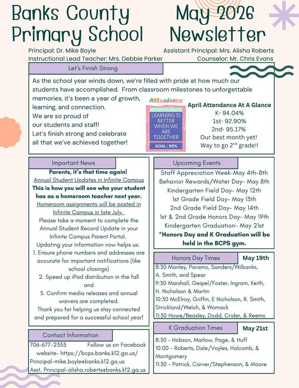 BCPS May Newsletter