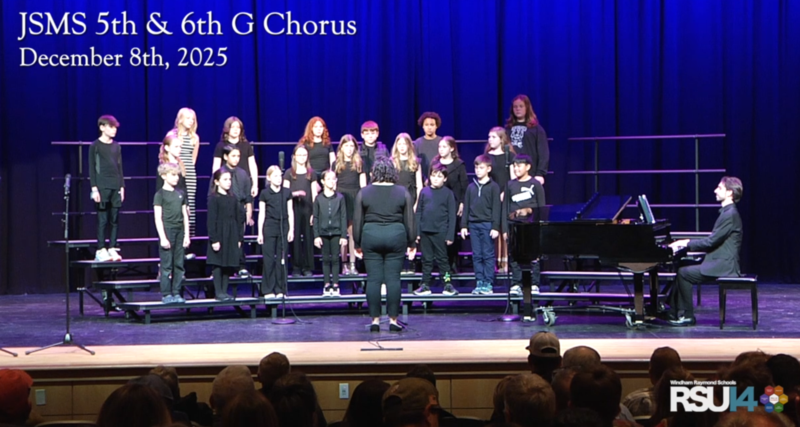 The JSMS Choruses perform on 12/8/2025.