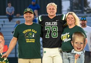Coalers honor senior football player
