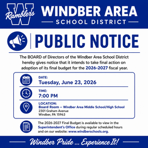 Budget Notice