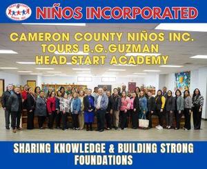 Ninos Incorporated staff and Hidalgo County Head Start staff at BG Guzman Academy walkthrough