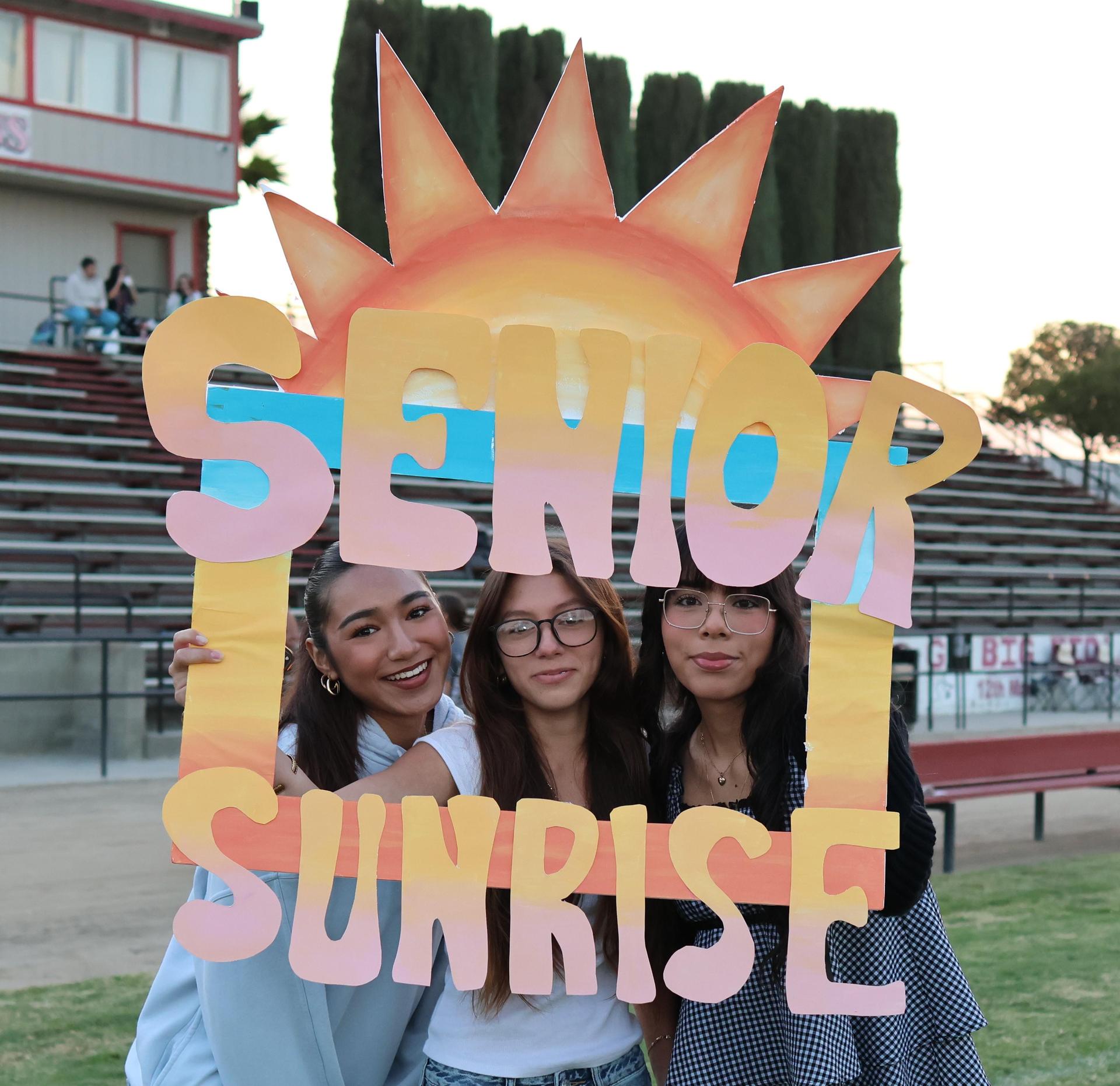Students and Staff at the Senior Sunrise 22