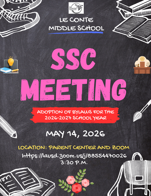 SSC Meeting 5-14-26