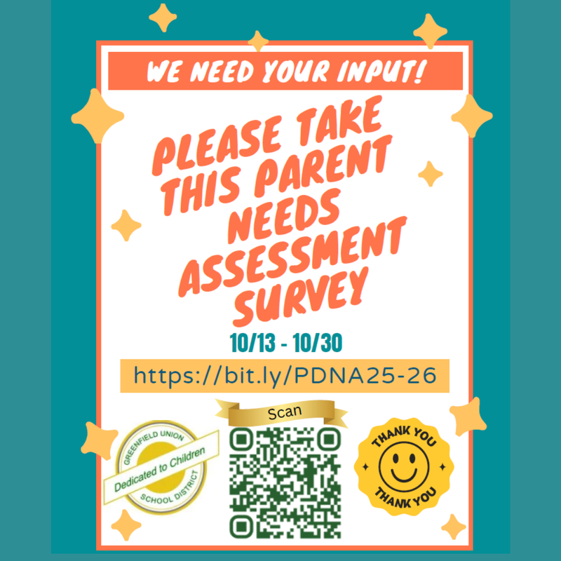 Parent Needs Assessment Survey Thumbnail Image