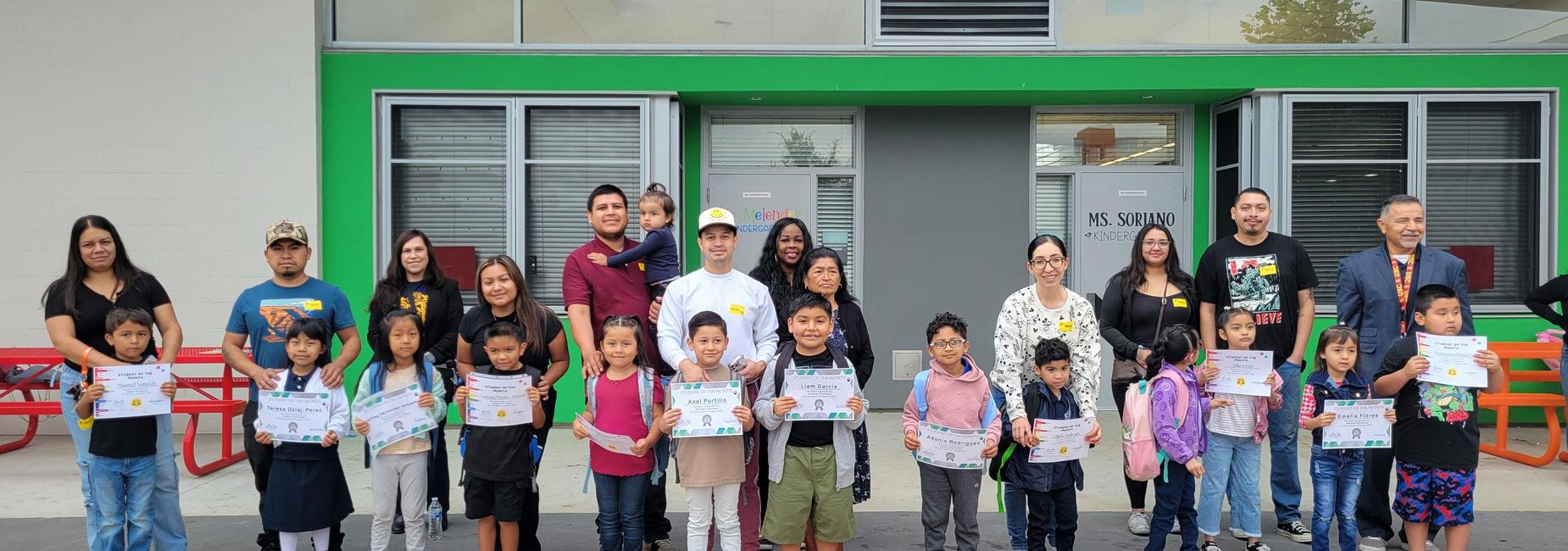 Student of the Month September 12, 2025 (1st Grade)