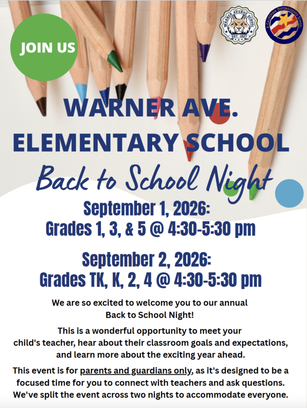 Back to School Night