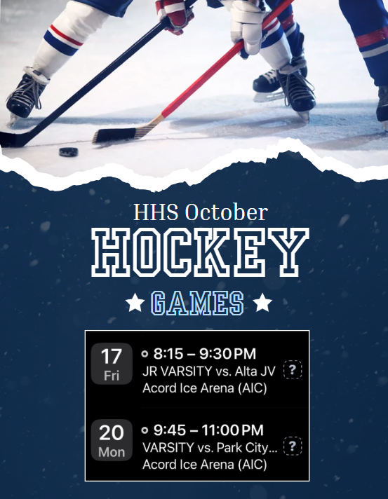 Hockey Games Flyer