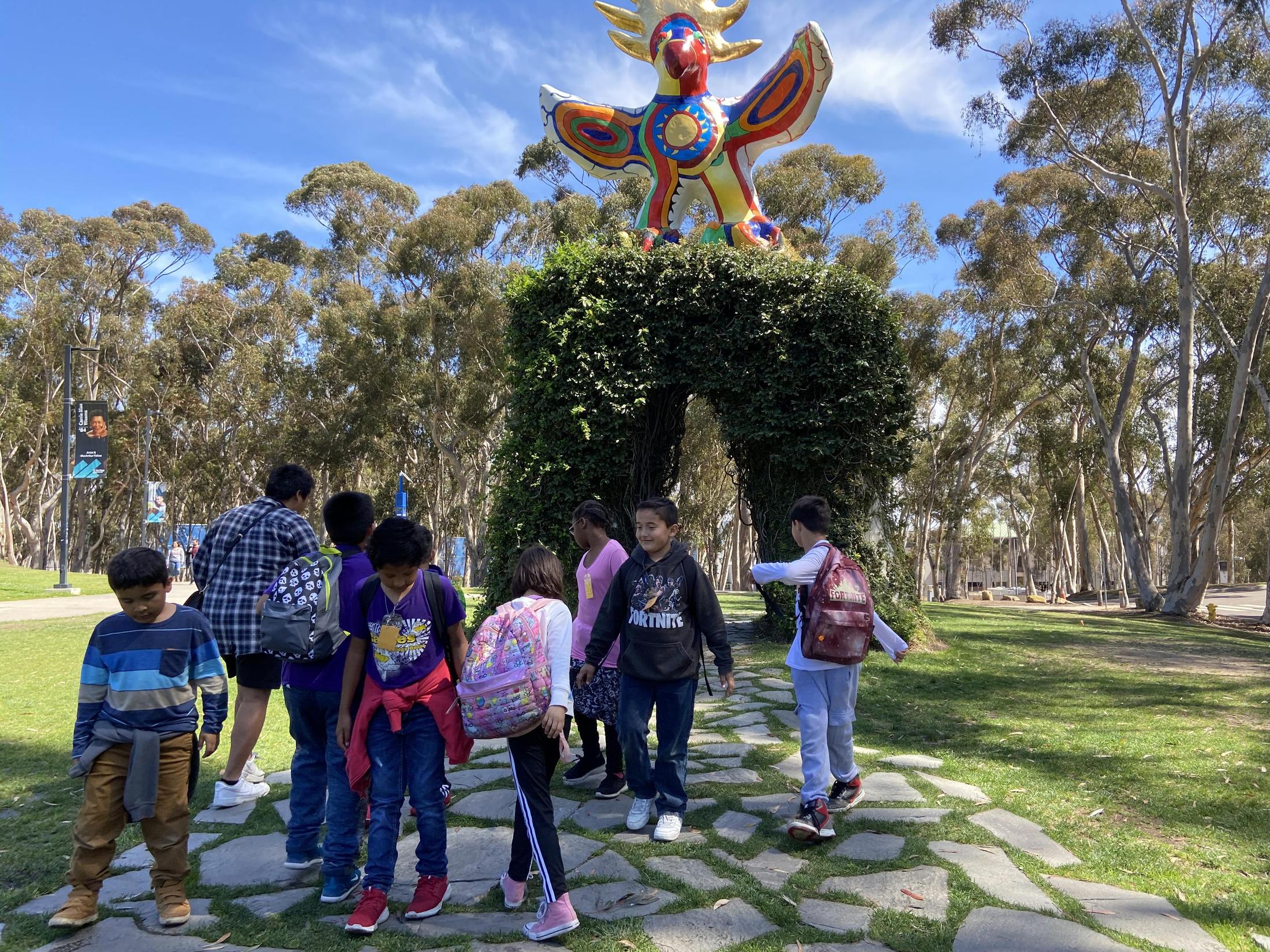 UCSD Field Trip Running Club Machado Elementary School