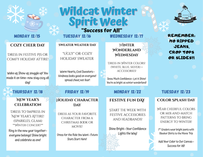wildcat winter spirit week