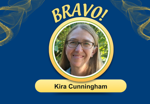 Bravo! Award winner Kira Cunningham