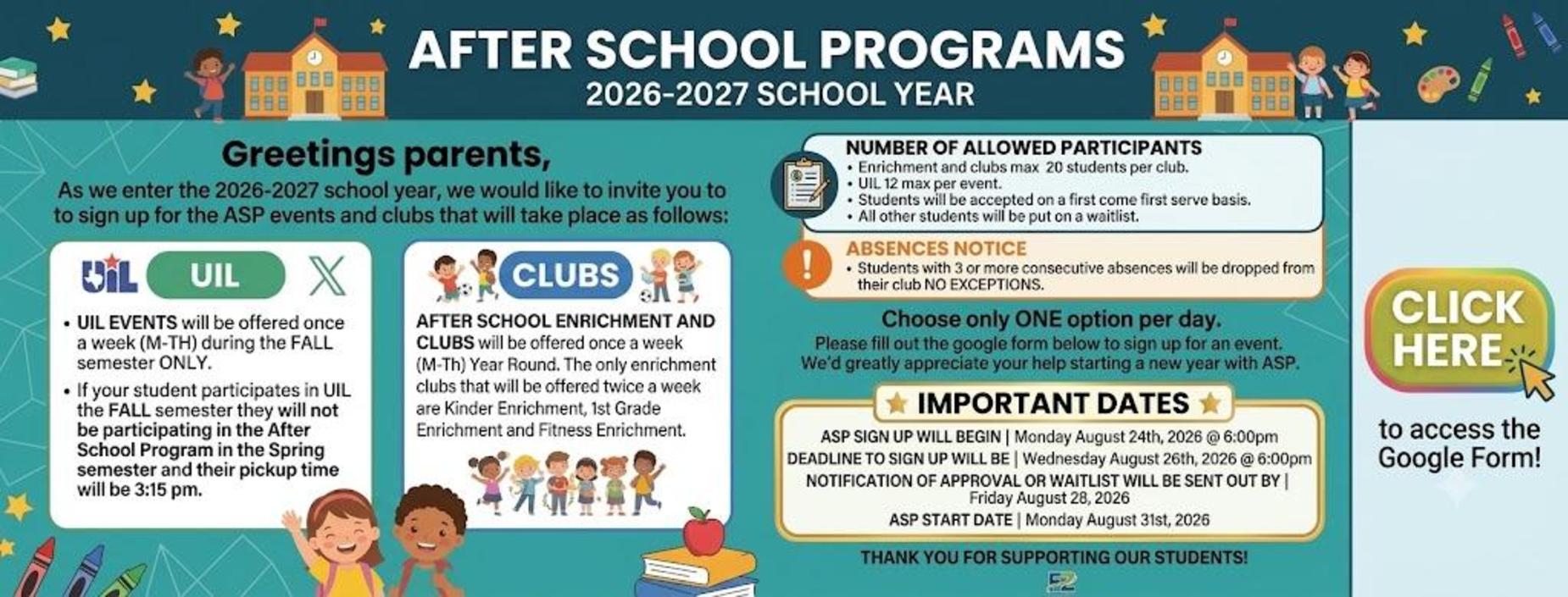 26-27 Flores/Zapata Elementary ASP Flyer