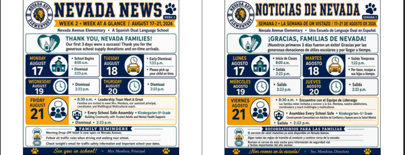 Week At a Glance