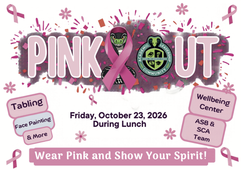 Breast Cancer Awareness PINK OUT this Friday