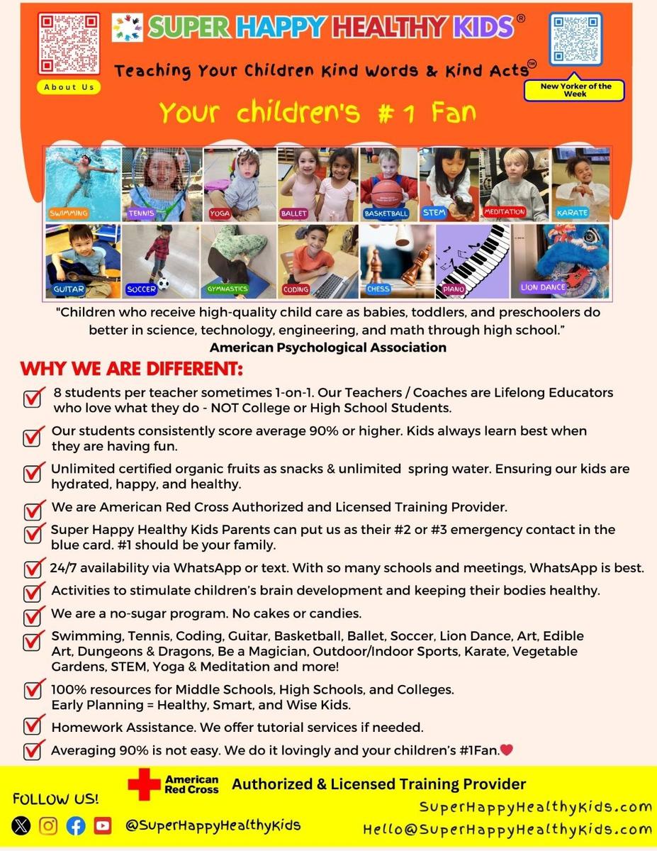 SHHK Afterschool Flyer Fall 2026