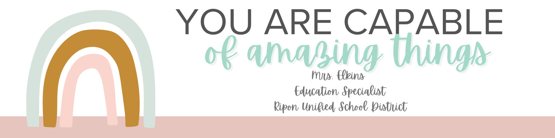 Mrs. Elkins, Education Specialist, Ripon Elementary School