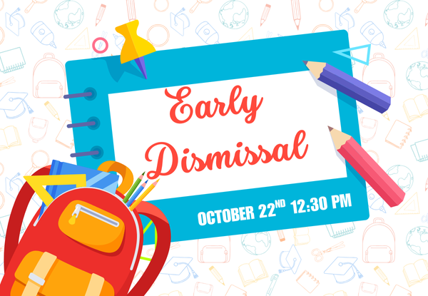 Early Dismissal - Wednesday, October 22nd Thumbnail Image
