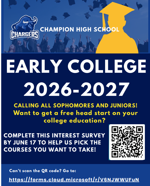 Champion Early College Flyer