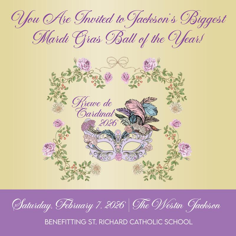 Save the Date: Krewe de Cardinal * Saturday, February 7, 2026 Featured Photo