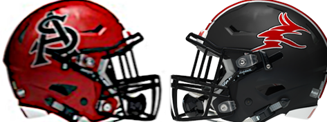 football helmets collide