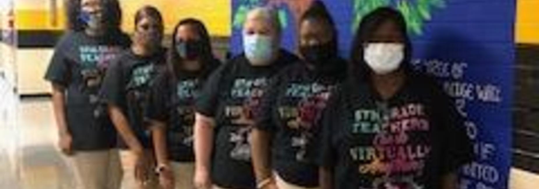 5th Grade Teaching Staff Standing Tall