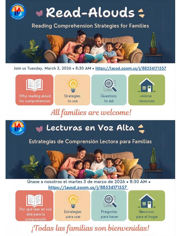 Read-Alouds / Lecturas en Voz Alta Featured Photo
