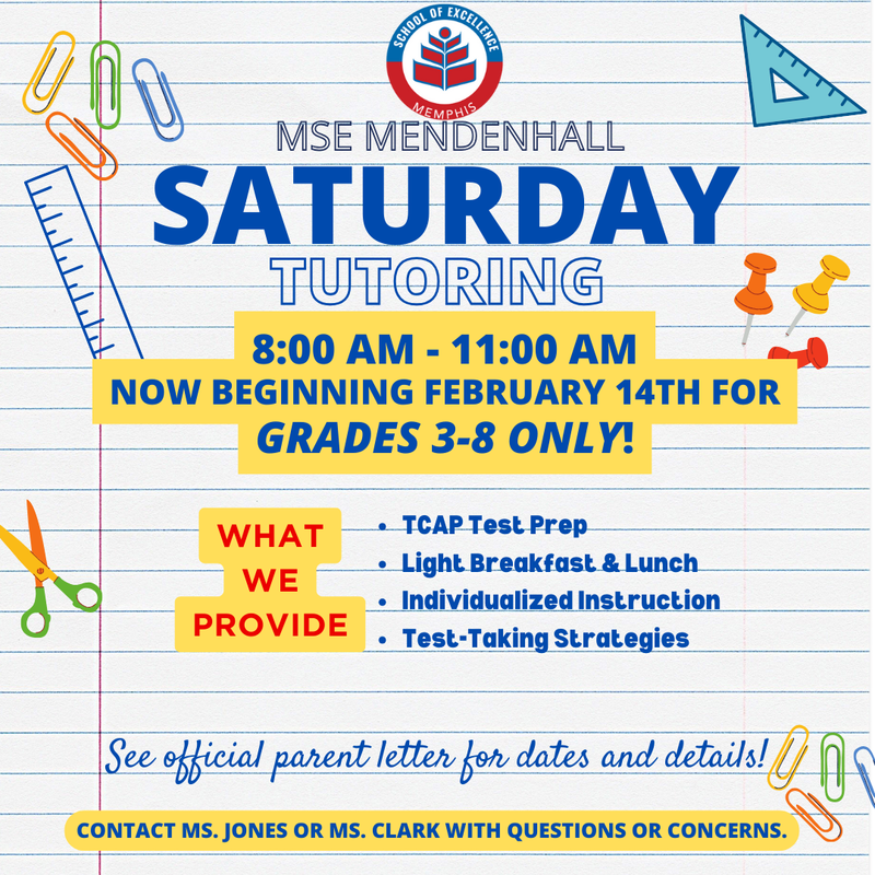 Saturday Tutoring MSEM