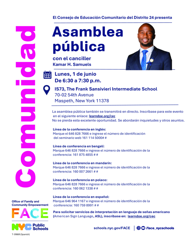Town Hall (Spanish flyer)
