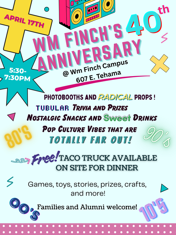 Wm Finch 40th Anniversary