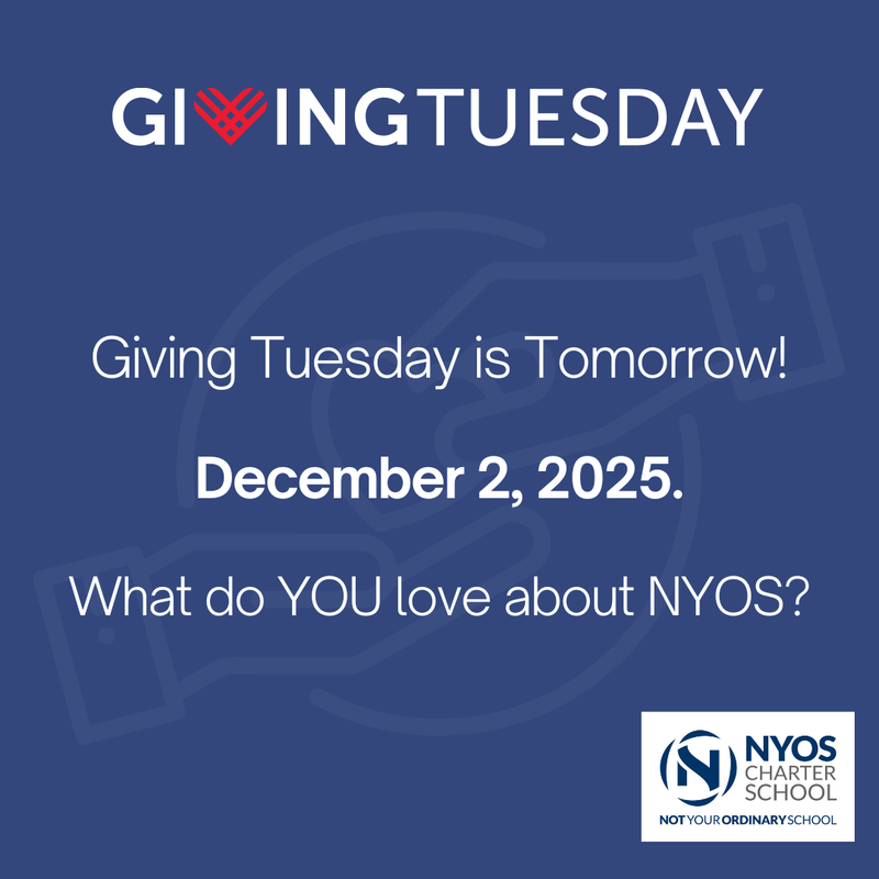 Giving Tuesday is TOMORROW!