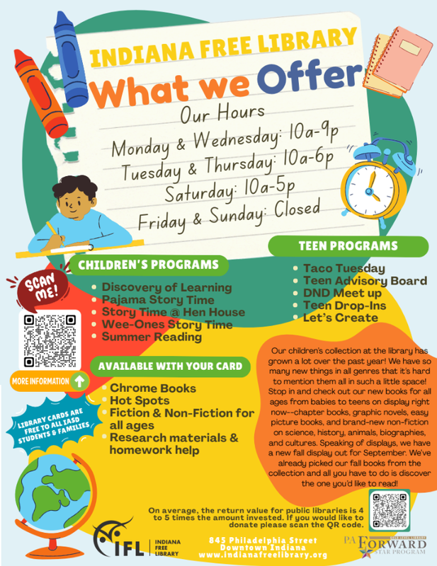 library info flyer