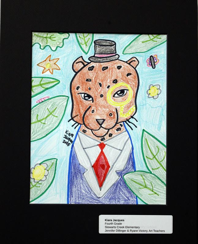 Student artwork on display