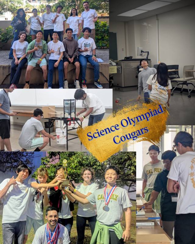 COUGARS COMPETE AT THE SCIENCE OLYMPIAD