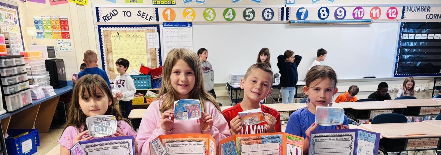 STW 2nd Graders at CWCTC for Career Day