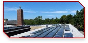Solar Panels on Rooftop