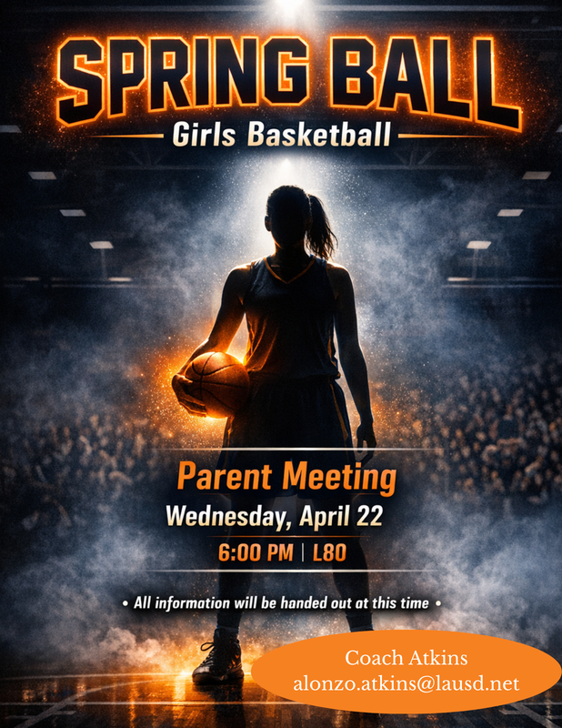 Girls Basketball Spring Parent Meeting Thumbnail Image