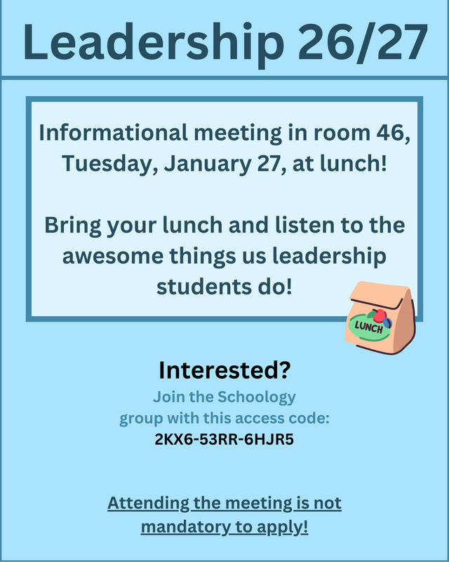 Leadership Application for Current 6th & 7th Graders Featured Photo