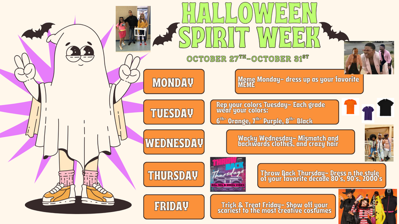Halloween Spirit Week