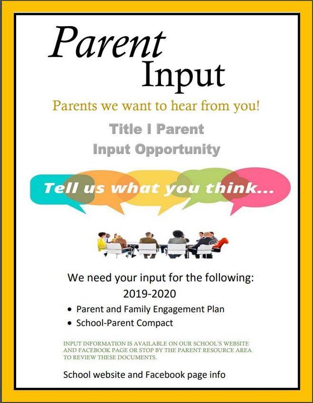 Parent Input Needed