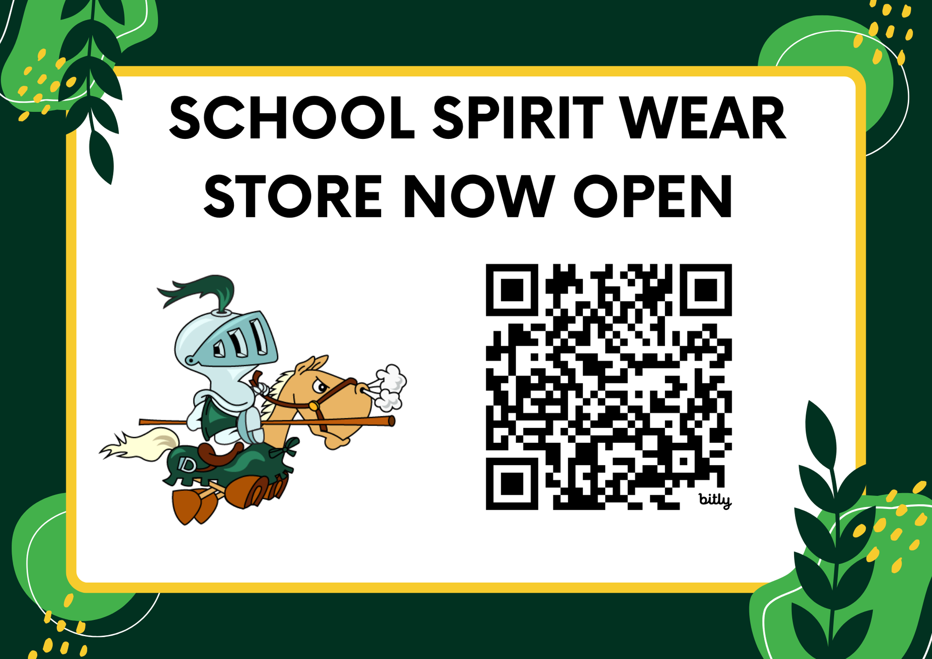 Spirit Wear Flyer