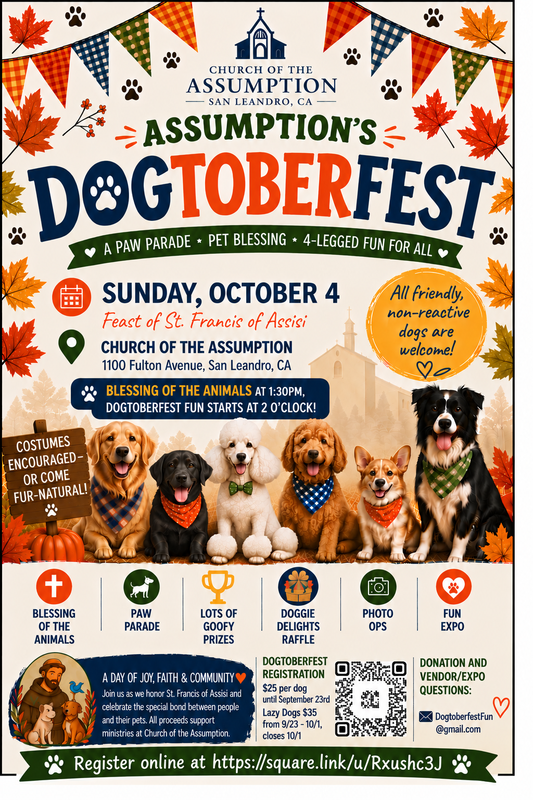 Blessing of the Pets Flyer