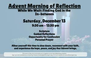 Advent Morning of Reflection