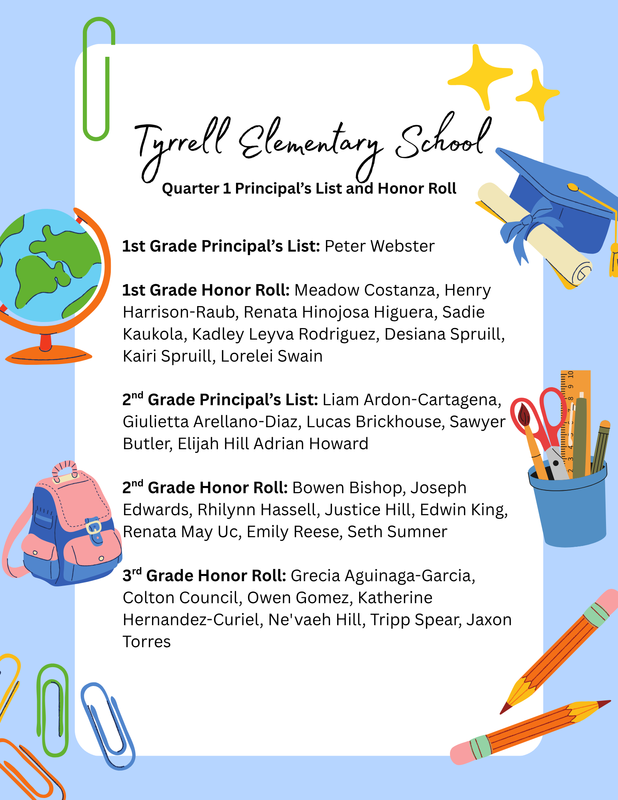 Principal's List/Honor Roll