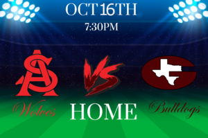Garrison Bulldogs vs Wolves Friday Oct. 16