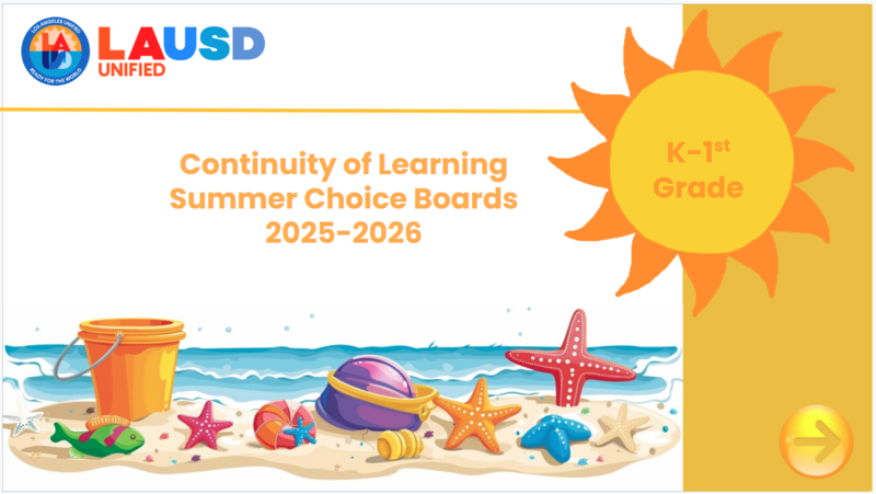 summer choice boards
