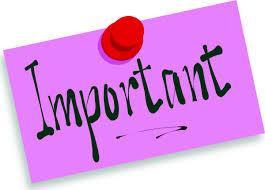 Note card with the word 'Important' written in bold on a purple background.